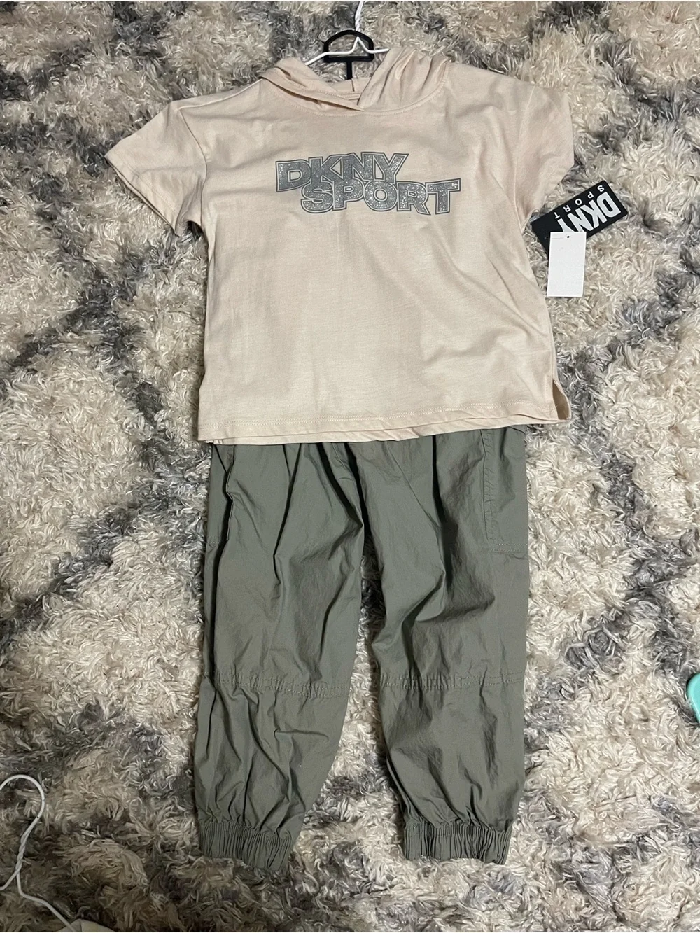 DKNY Olive Green Kids Joggers